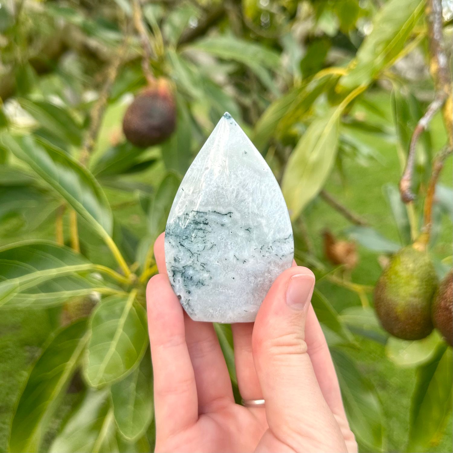 Moss Agate Flame