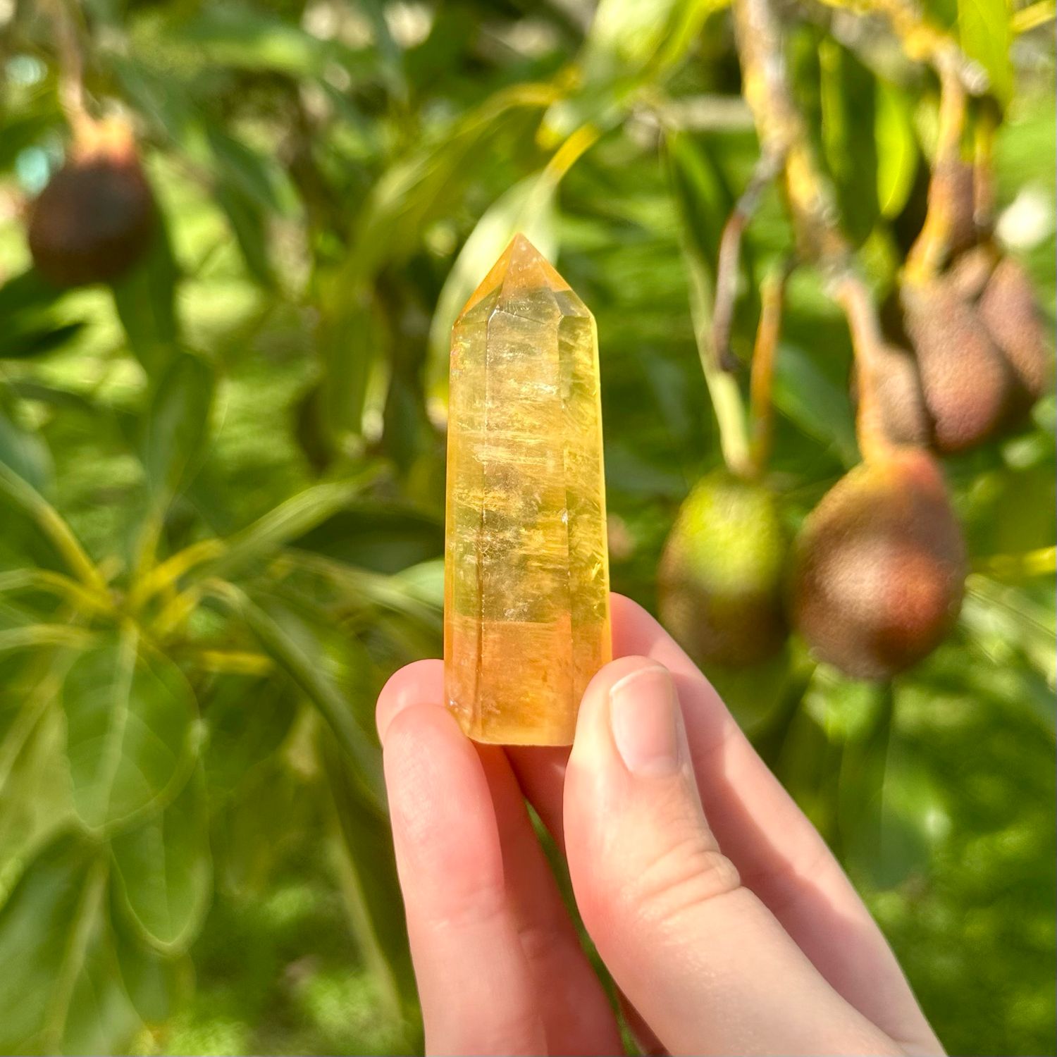 Yellow Fluorite Point