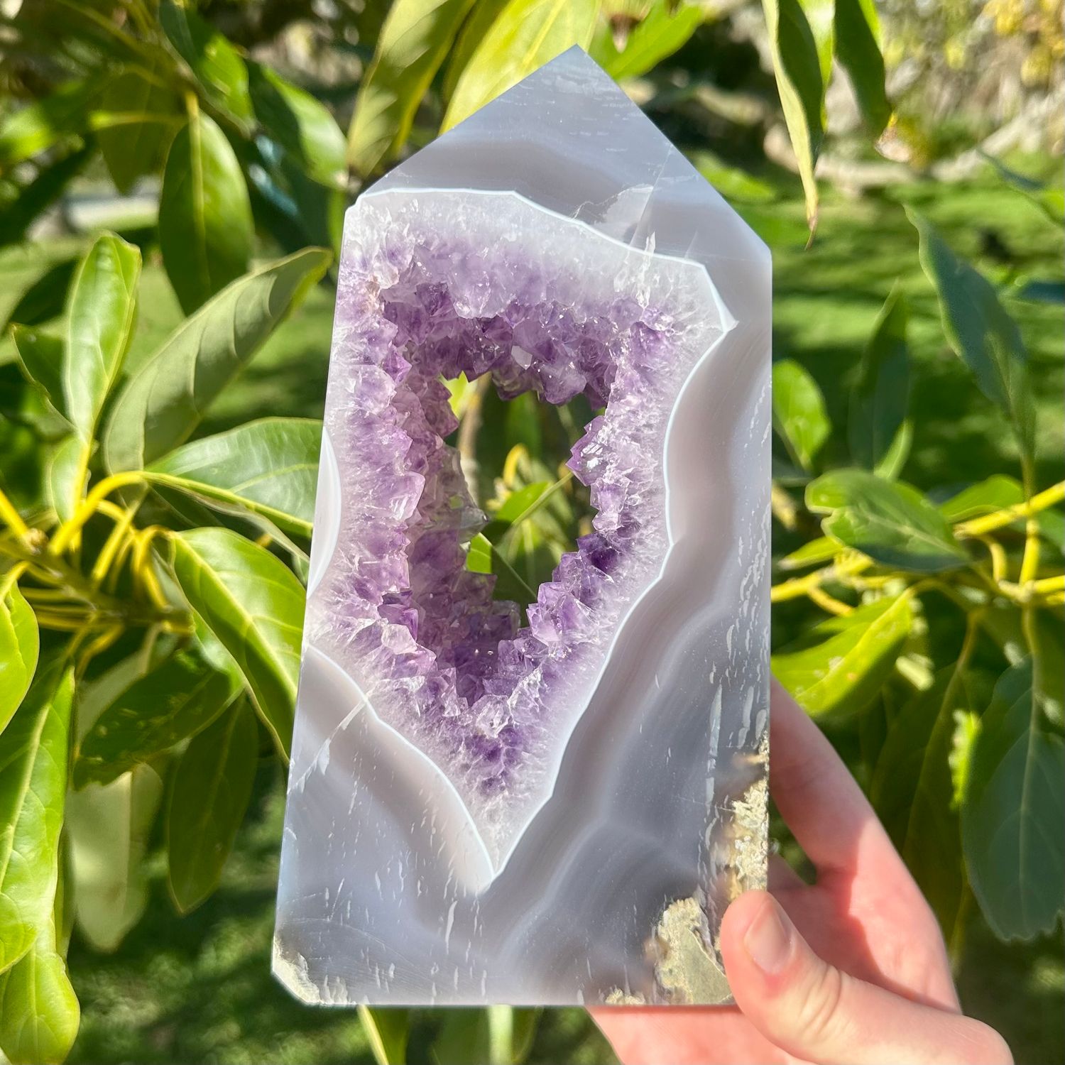 Amethyst Agate Tower