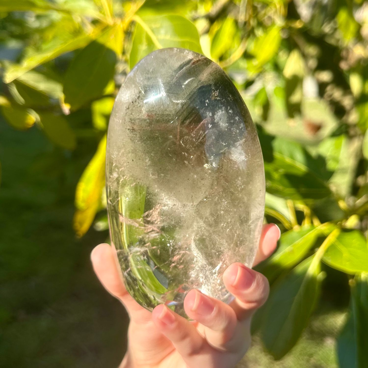Garden Quartz XL Palm Stone