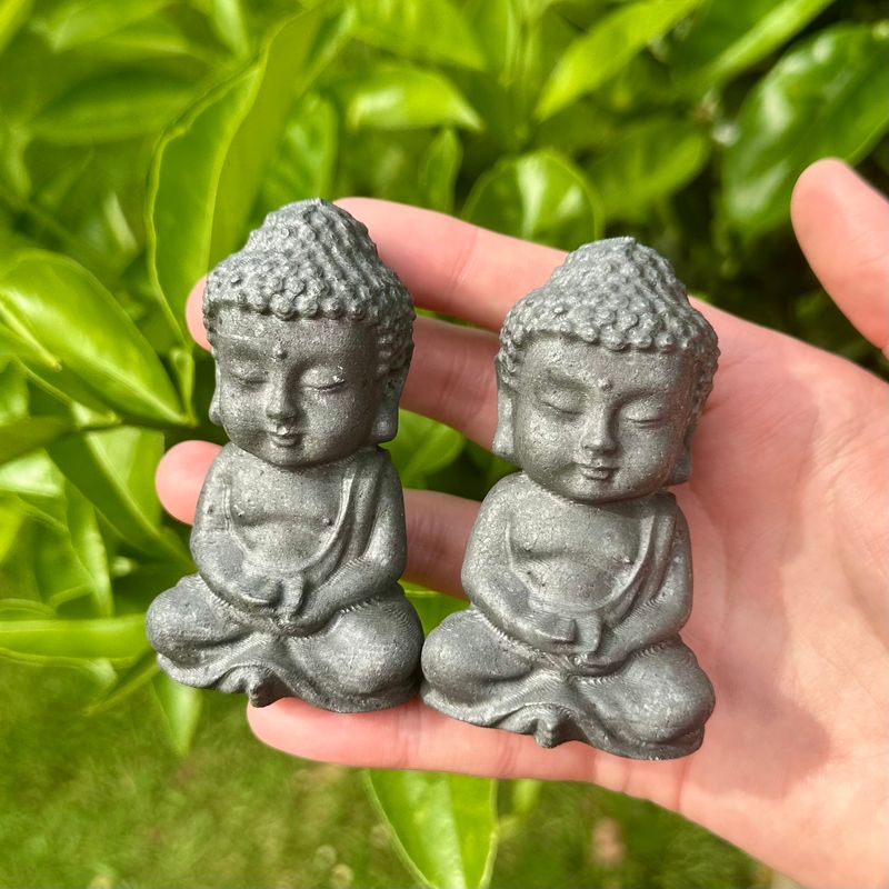 Shungite Buddhas