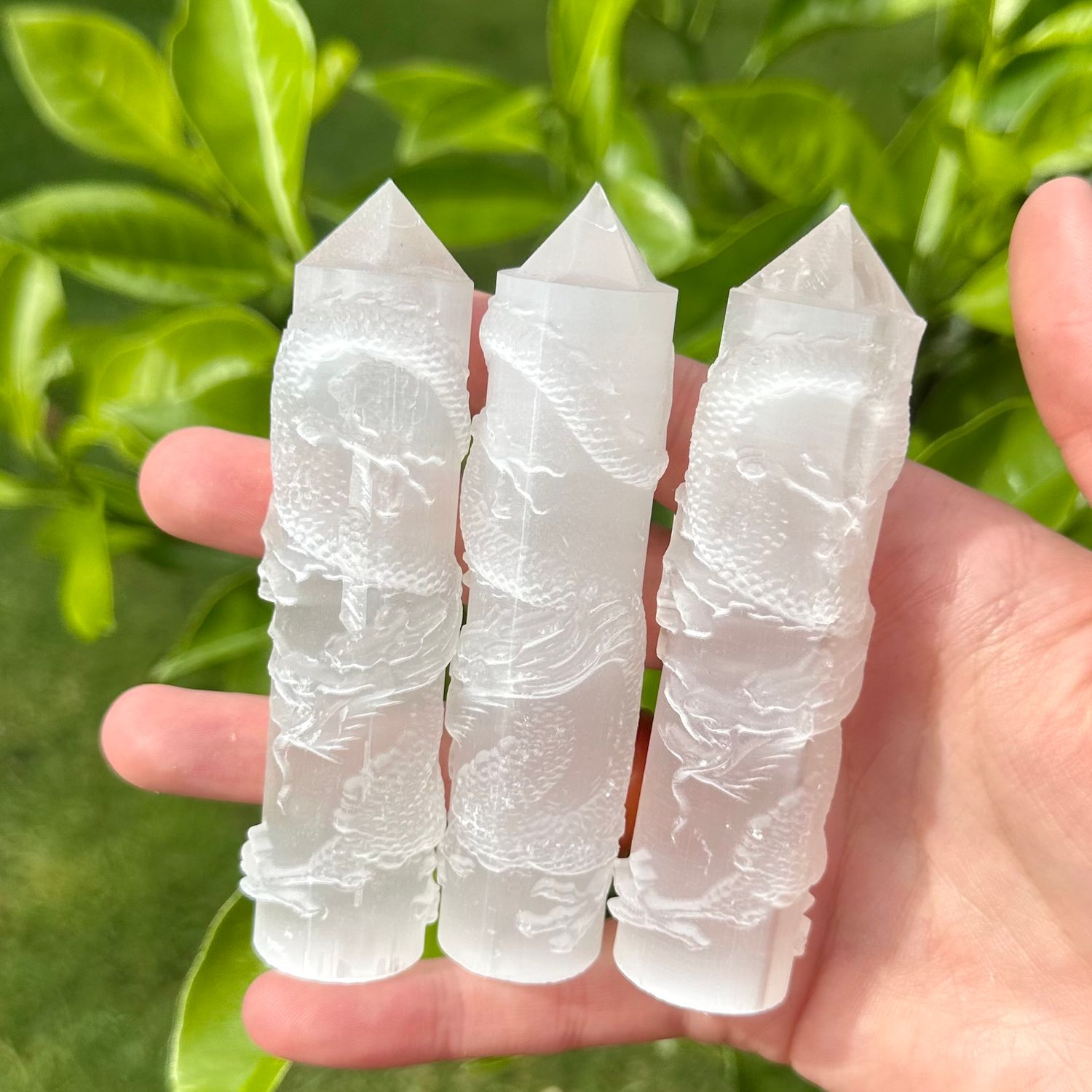 Selenite Dragon Points