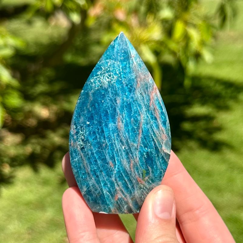 Blue Apatite Flame