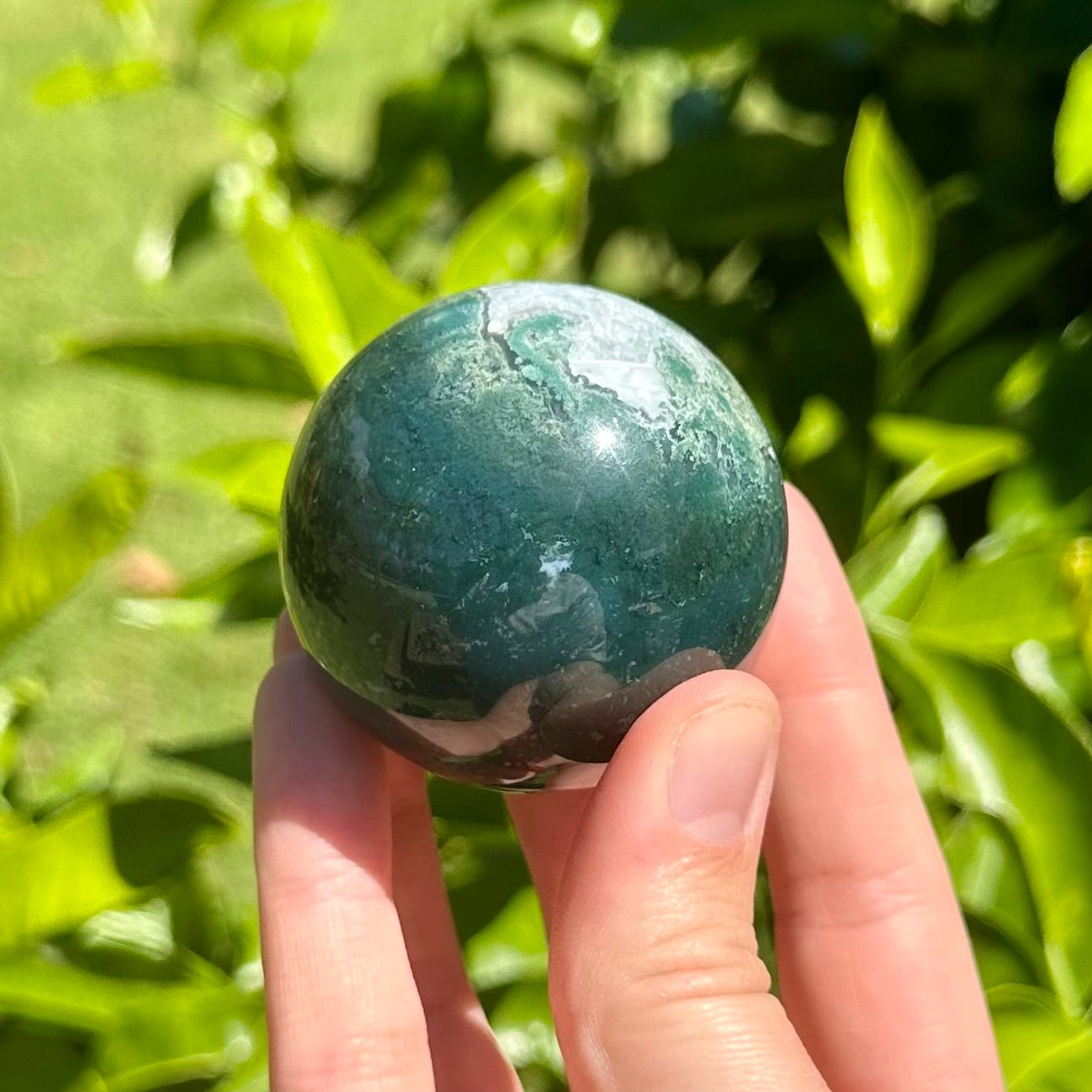 Moss Agate Sphere