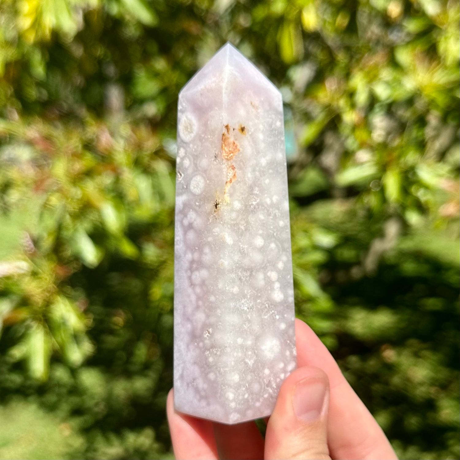 Pink Amethyst Point