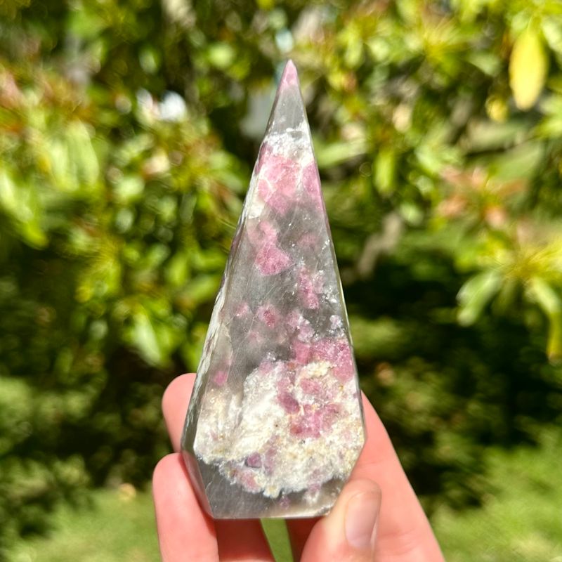 Plum Tourmaline Flame