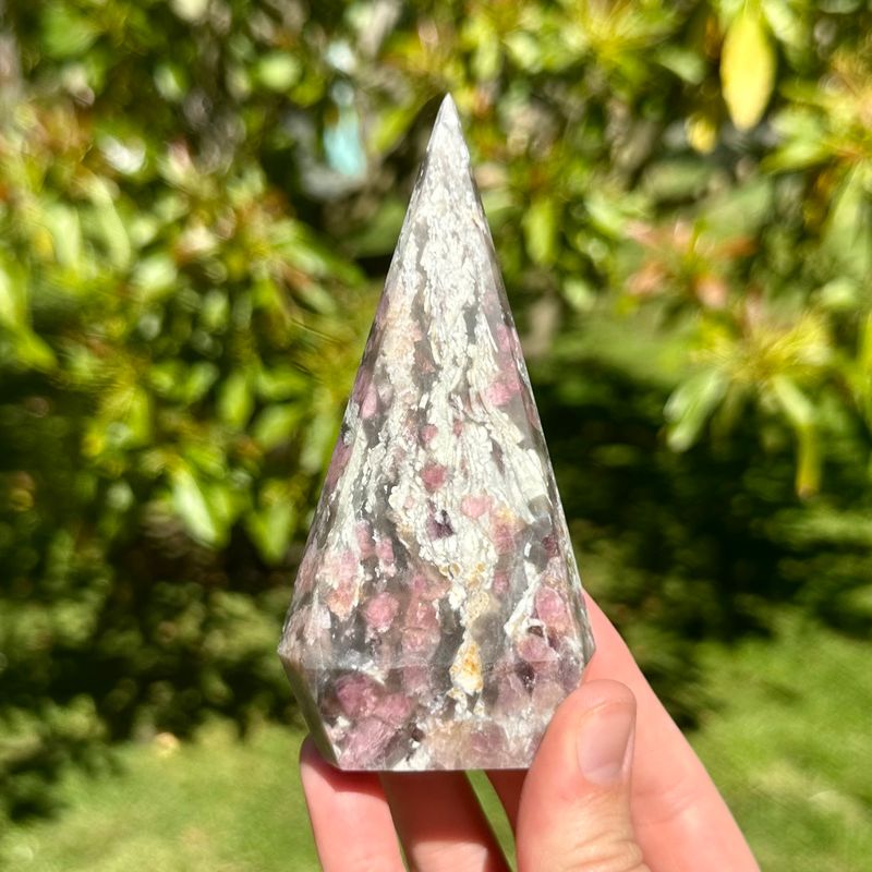 Plum Tourmaline Flame