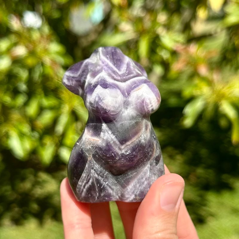 Chevron Amethyst Goddess