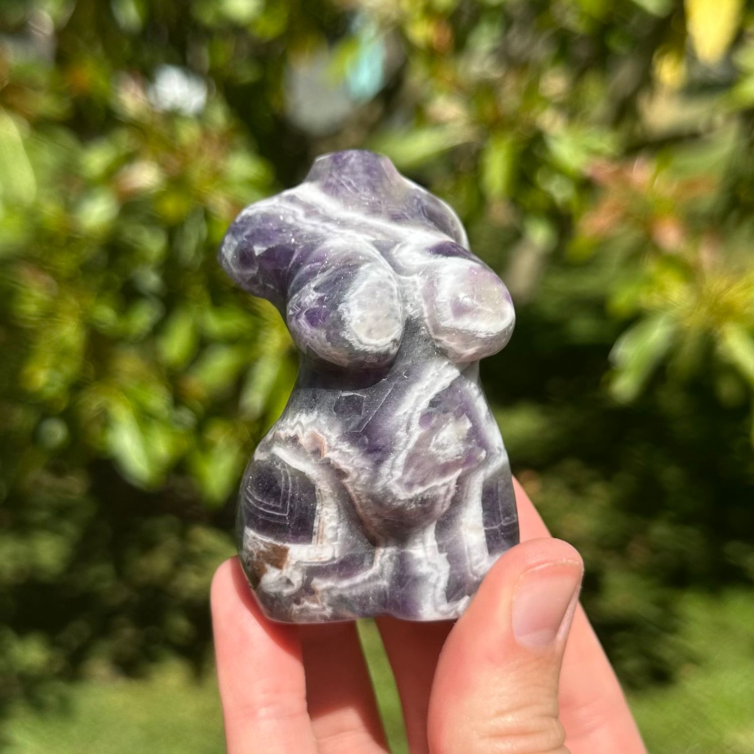 Chevron Amethyst Goddess