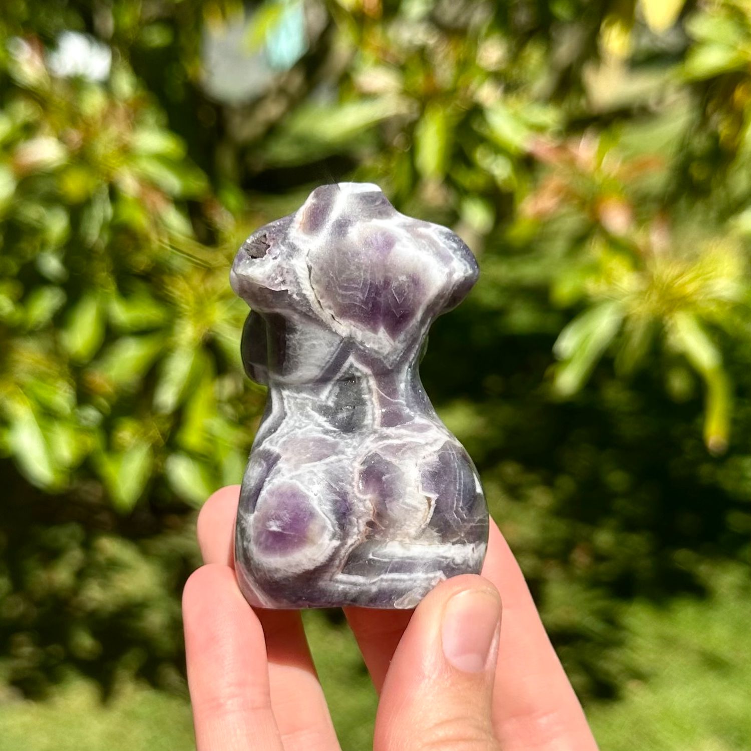 Chevron Amethyst Goddess