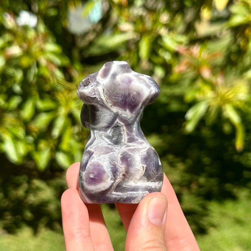 Chevron Amethyst Goddess