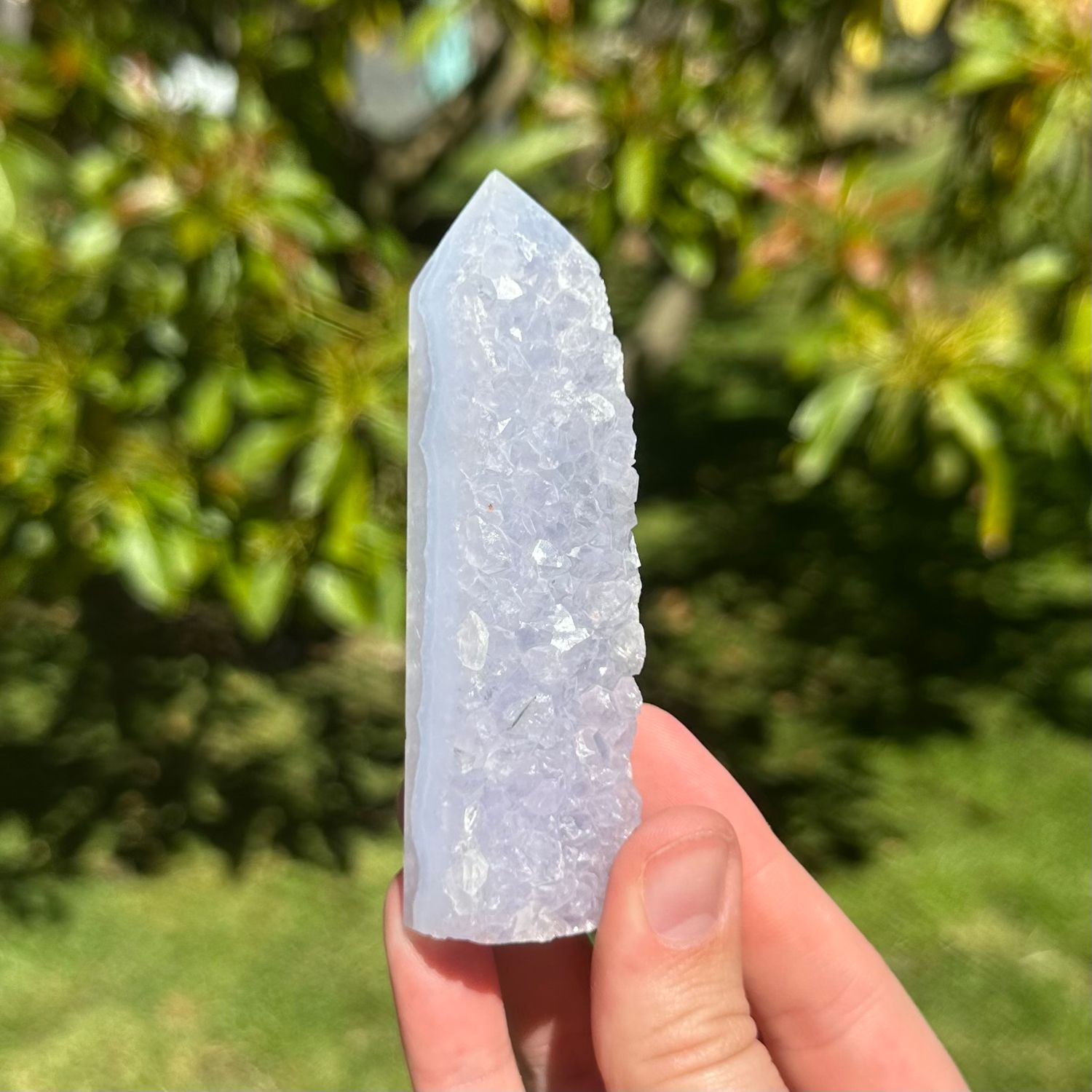 Blue Lace Agate Point