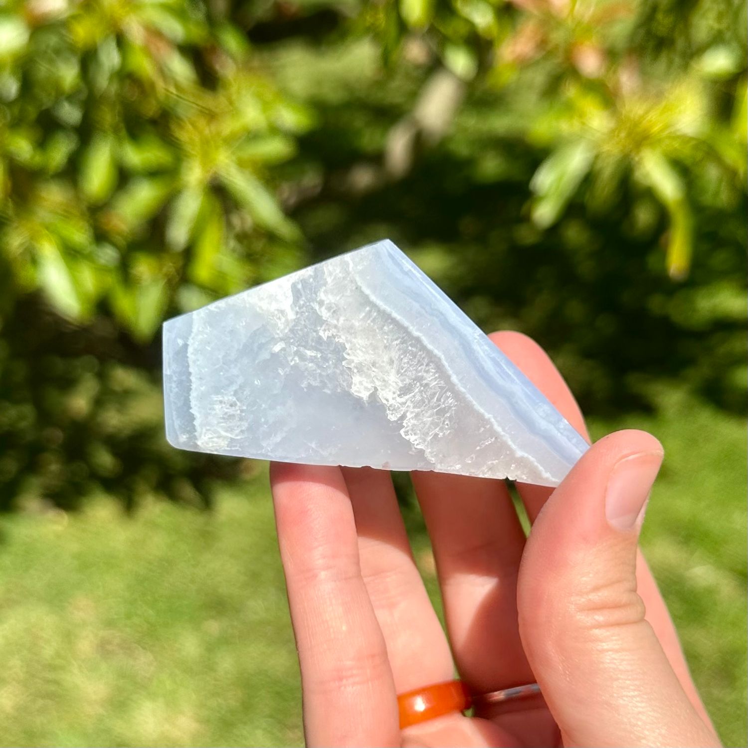 Blue Lace Agate Chunk