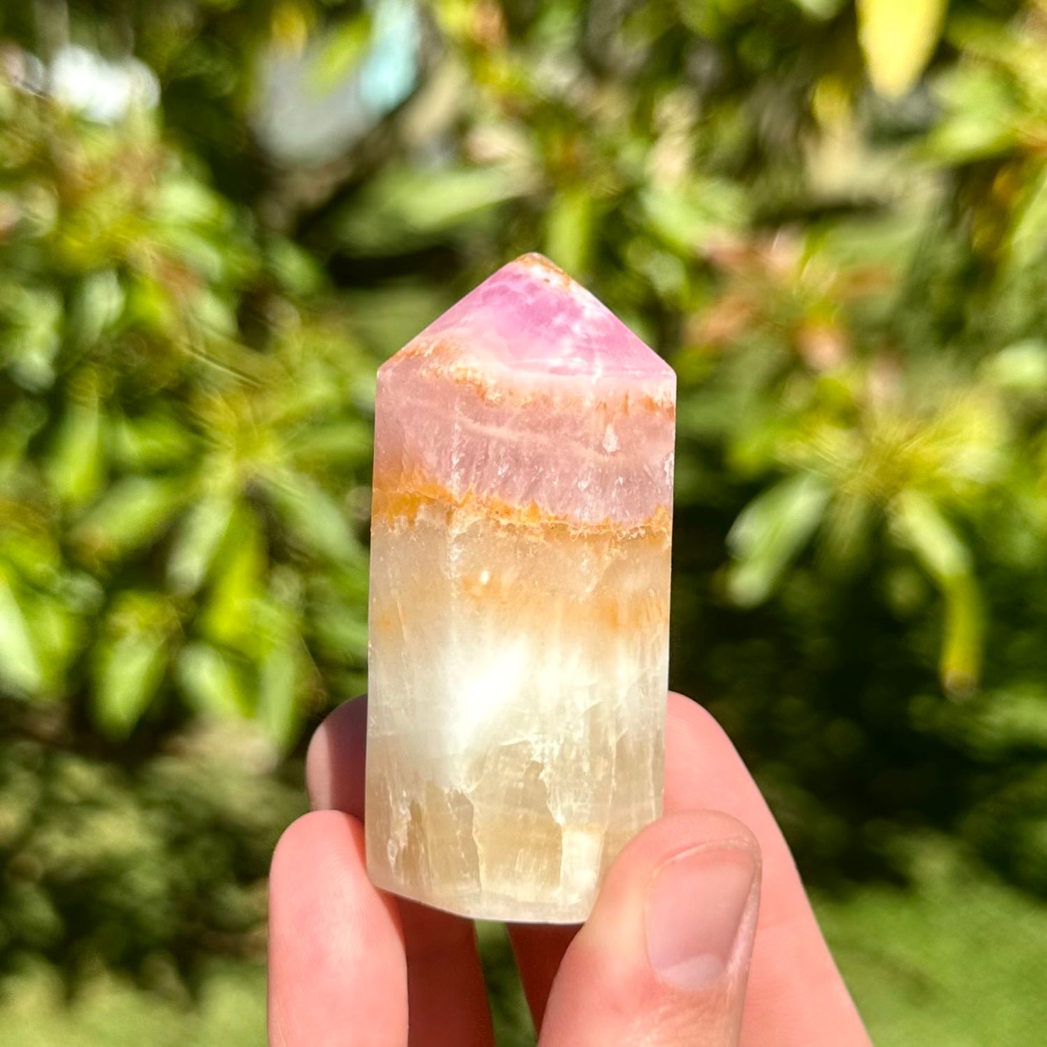 Pink Aragonite Point