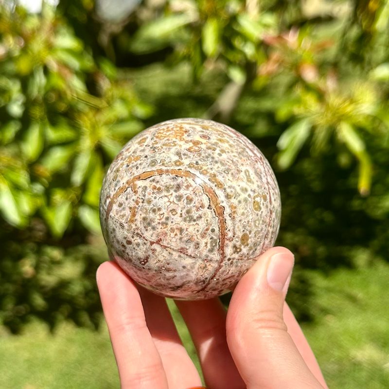 Leopard Skin Jasper Sphere