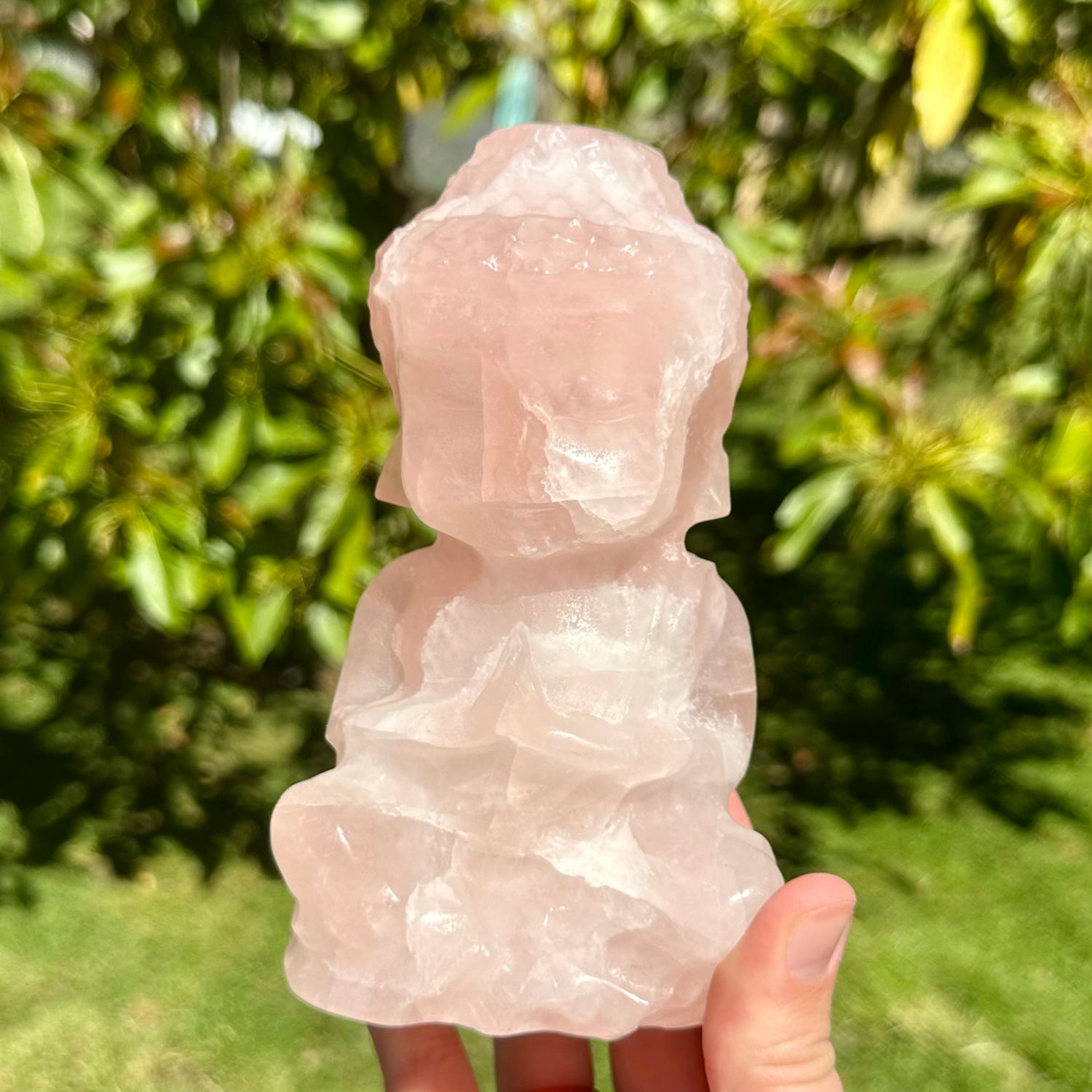 Rose Quartz Buddha