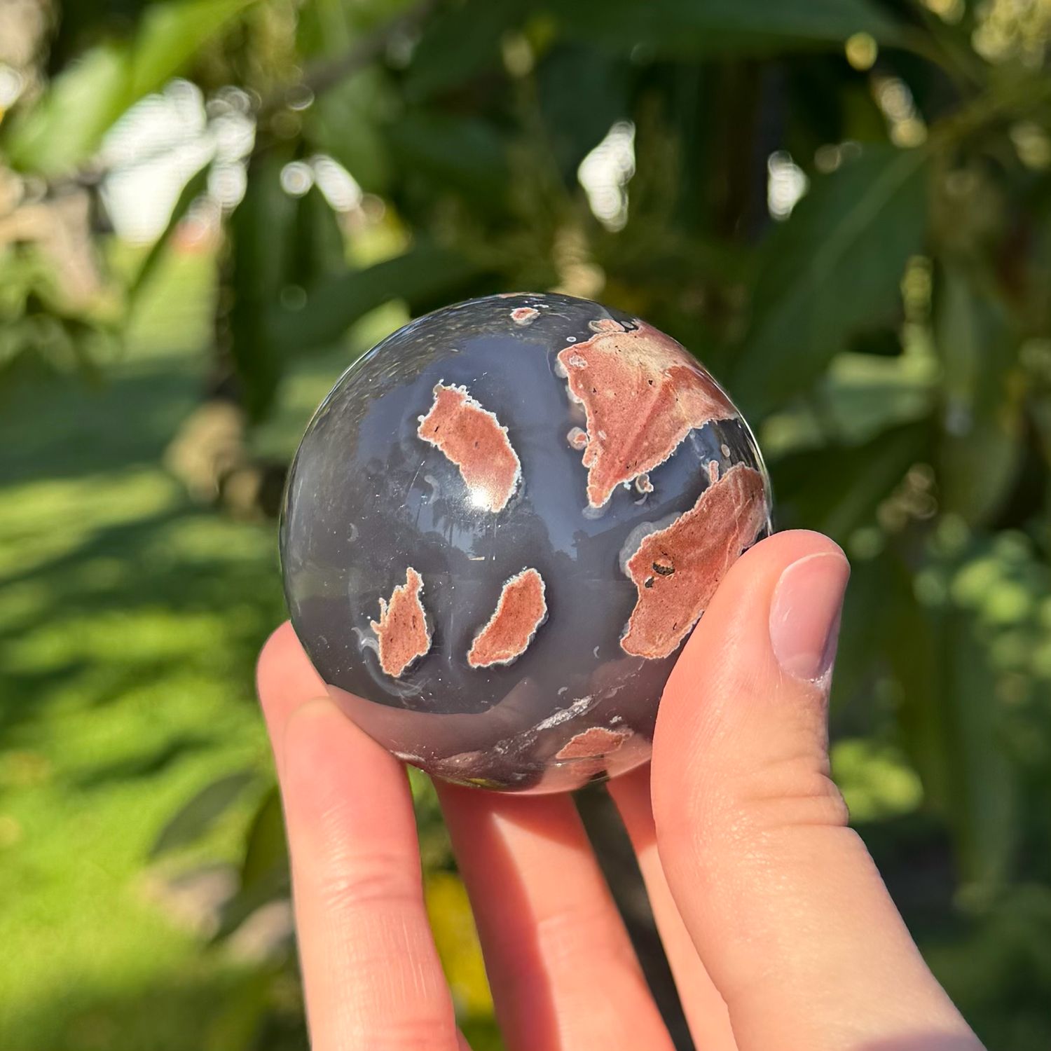 Football Agate Sphere