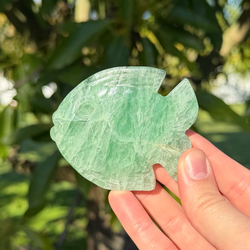 Green Fluorite Fish