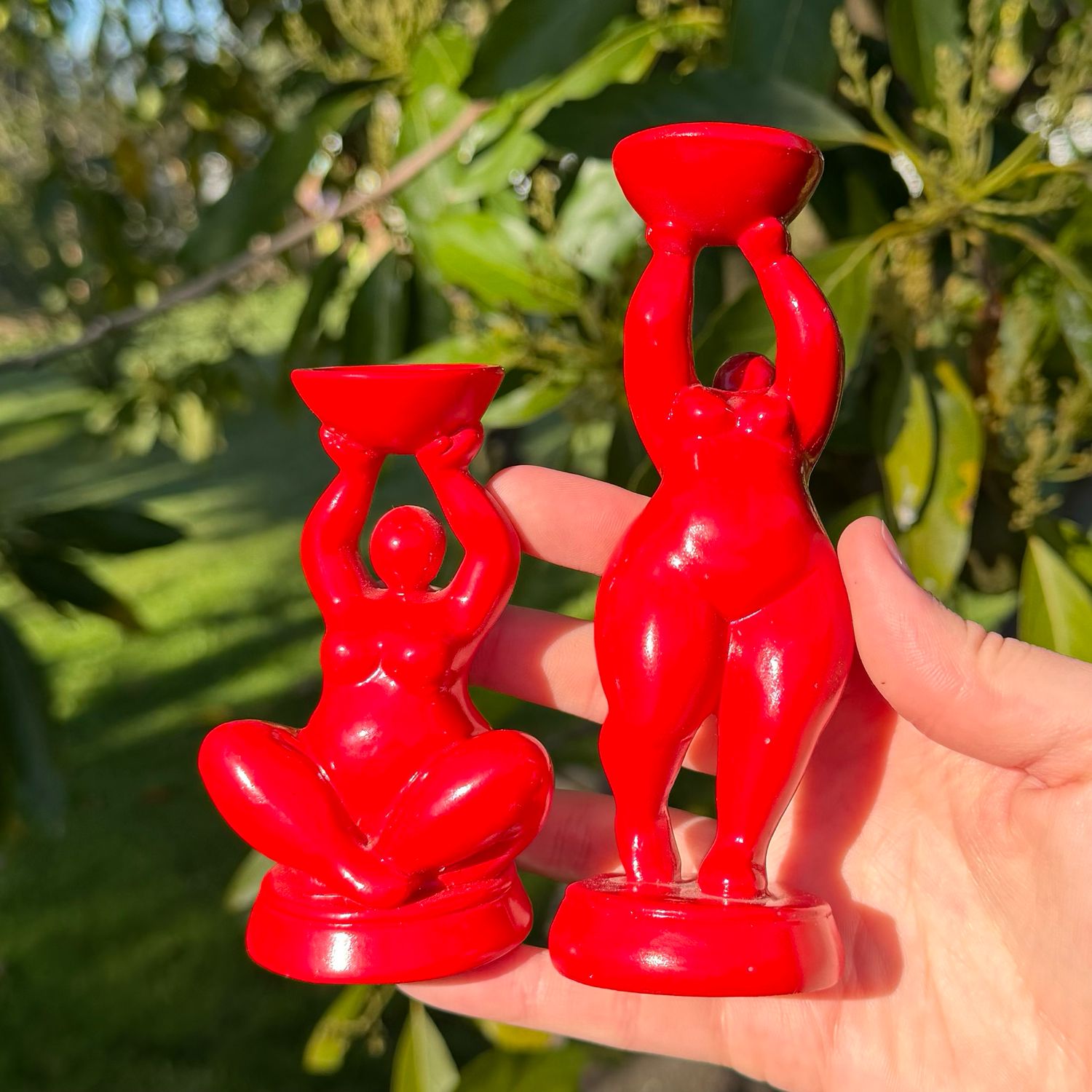Red Lady Sphere Stand Set