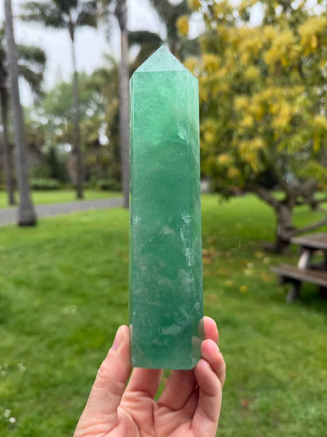 Green Fluorite Tower