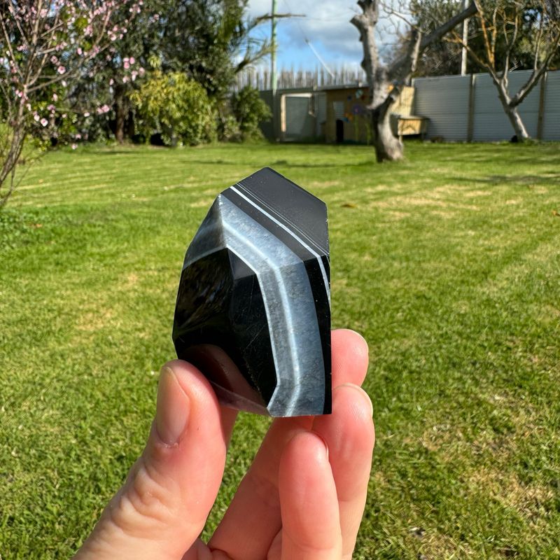 Black Agate Freeform