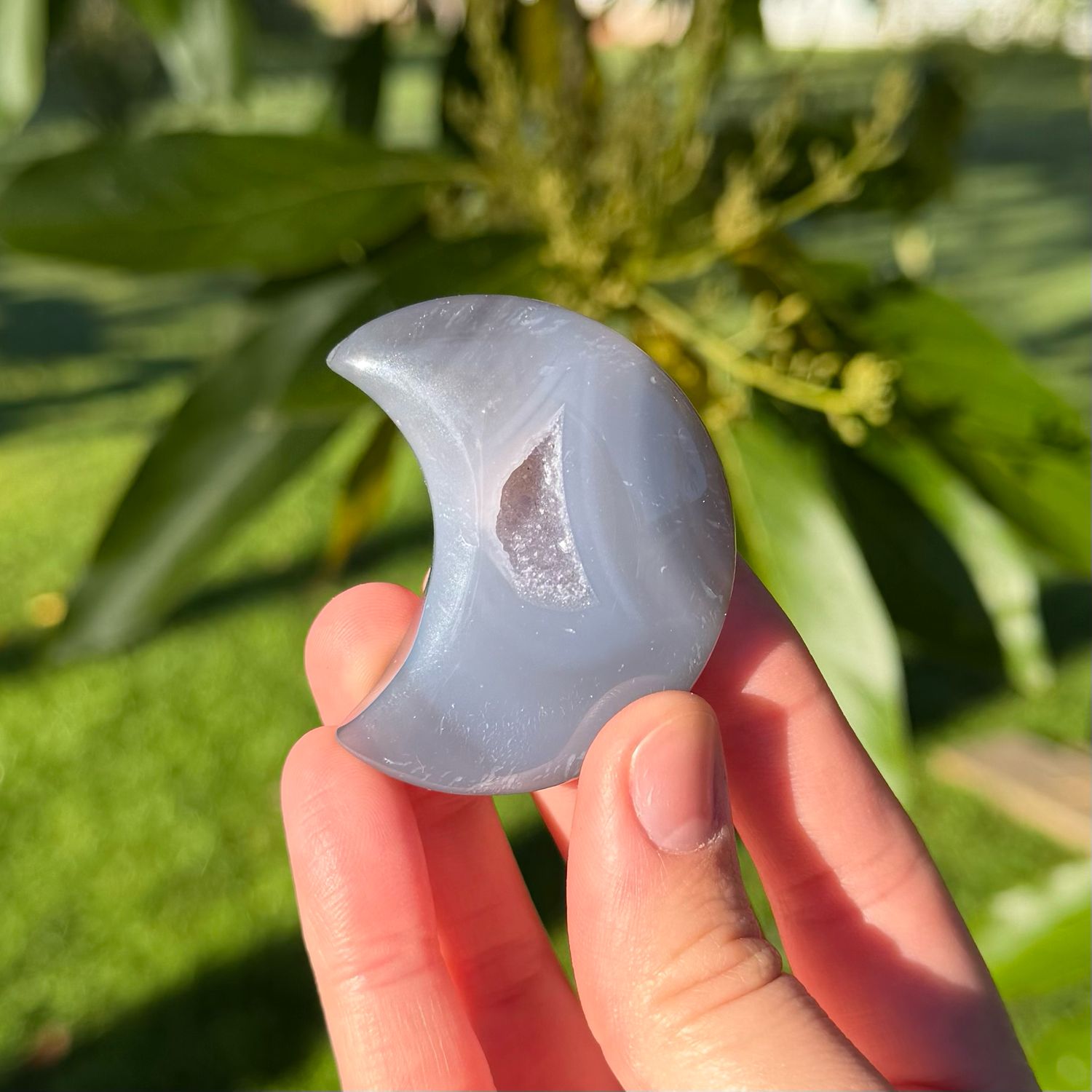 Druzy Agate Moon