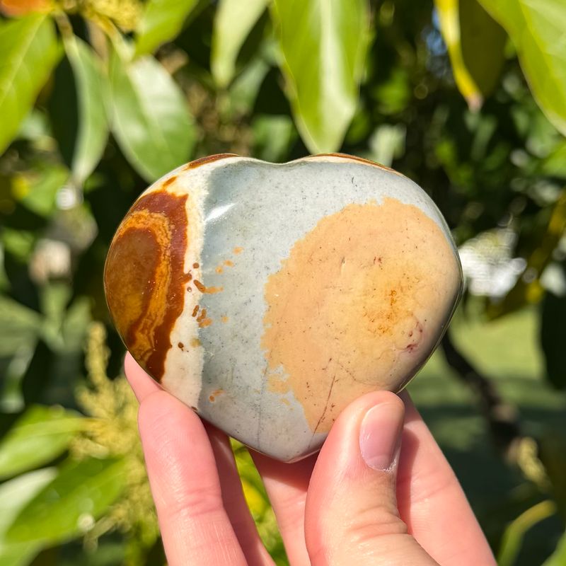 Polychrome Jasper Heart