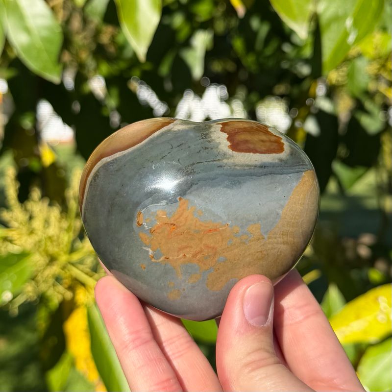 Polychrome Jasper Heart