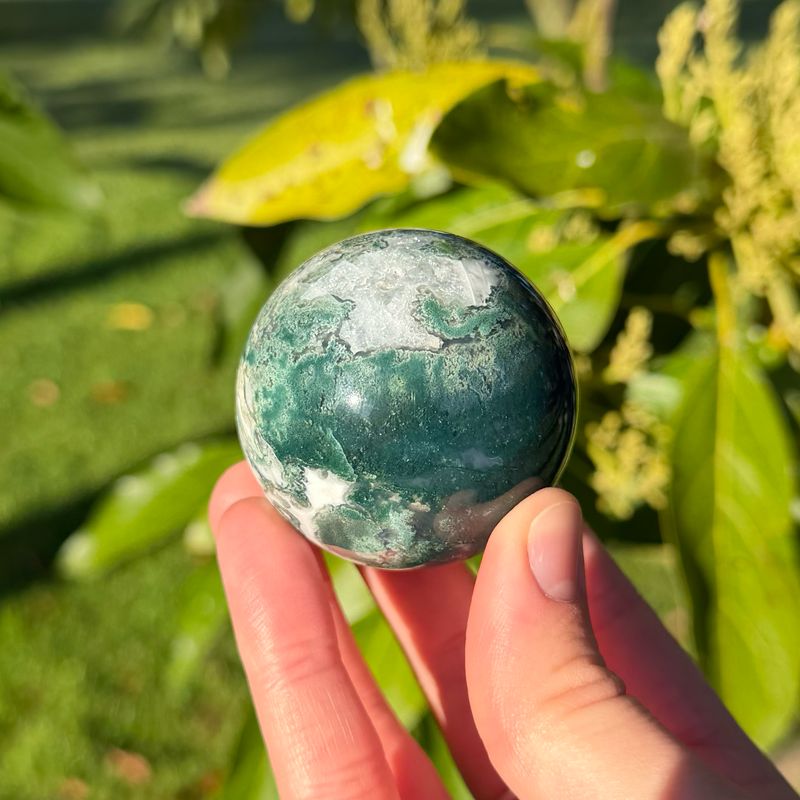 Moss Agate Sphere