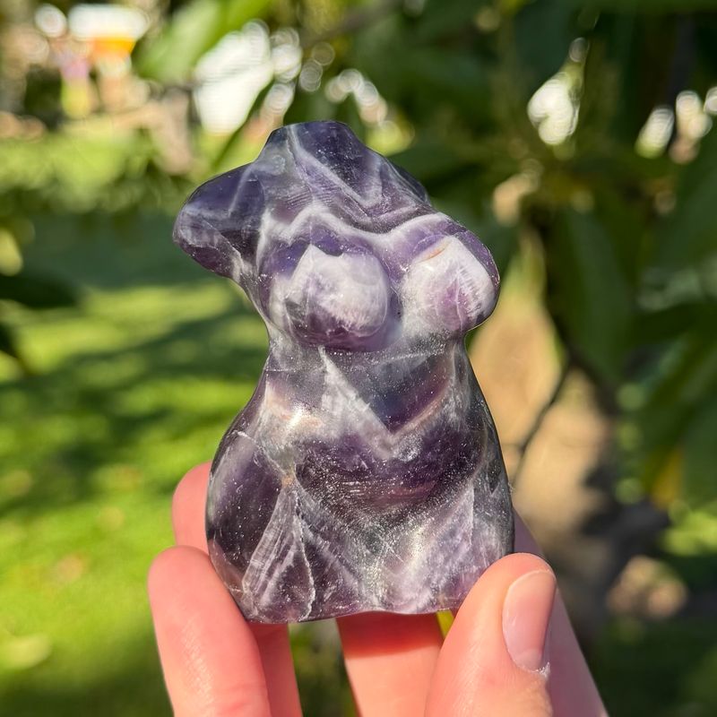 Chevron Amethyst Goddess