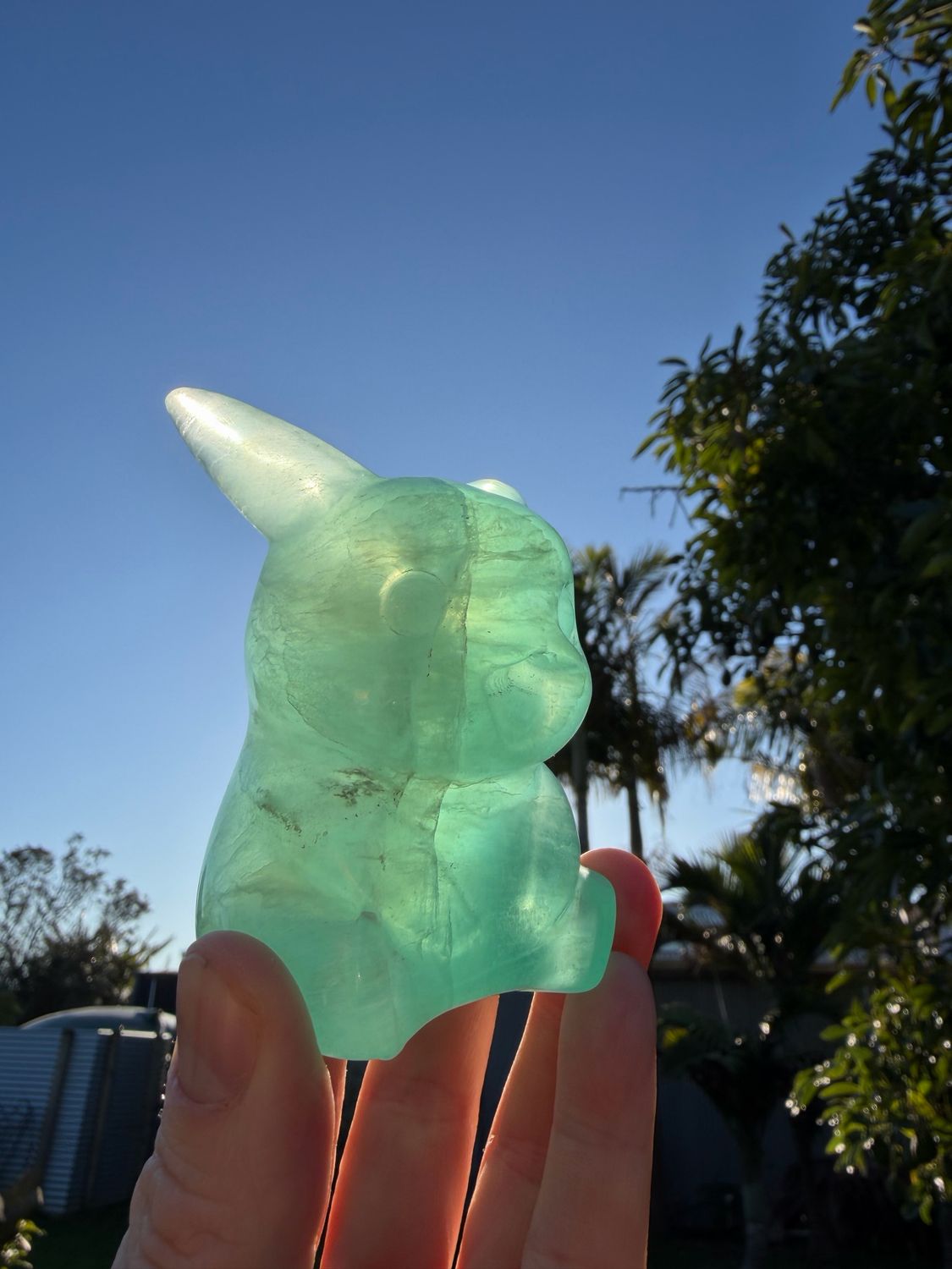 Green Fluorite Pikachu