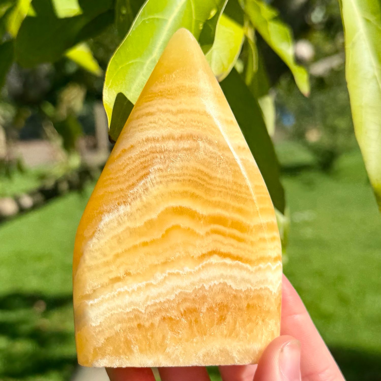 Orange Calcite Flame