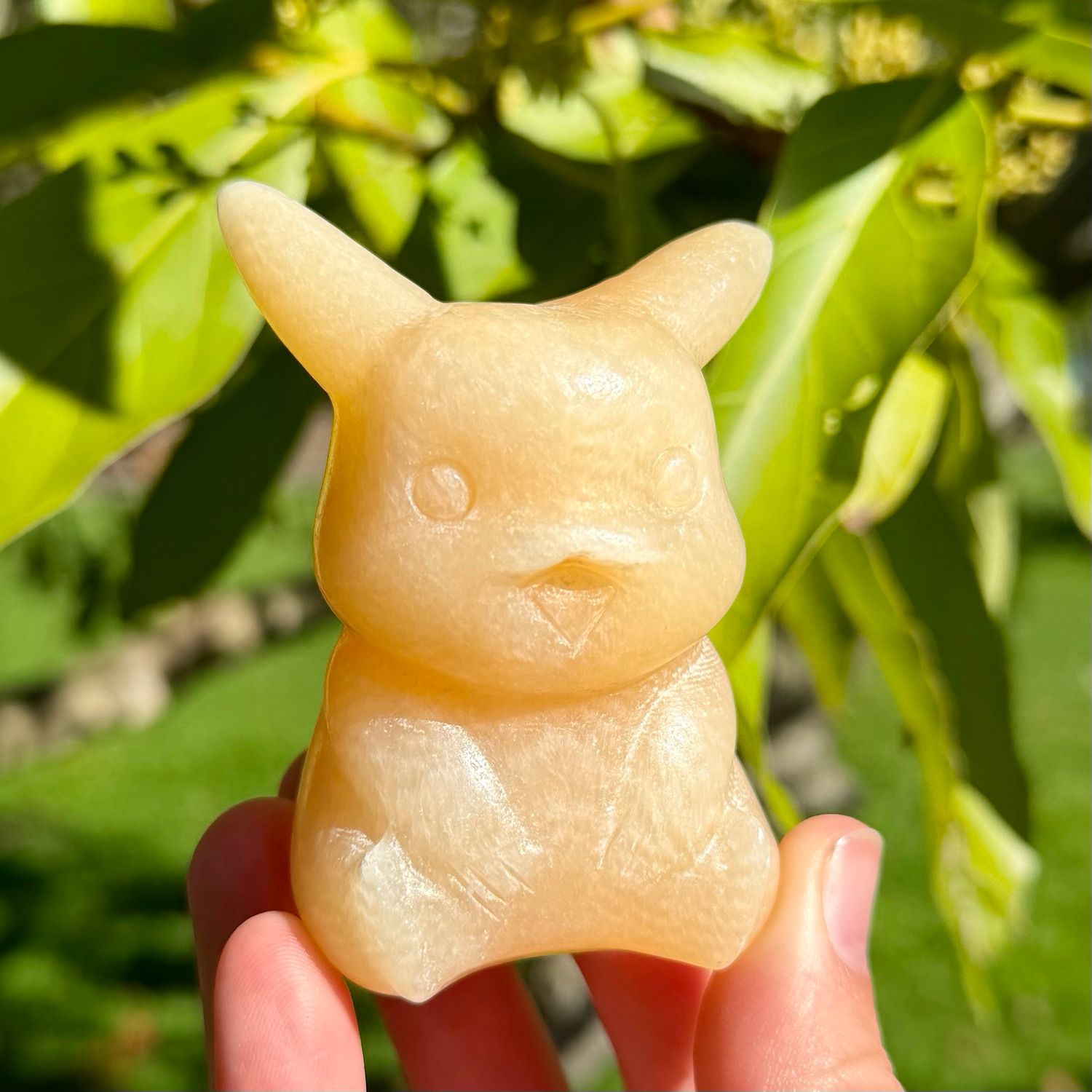 Orange Calcite Pikachu