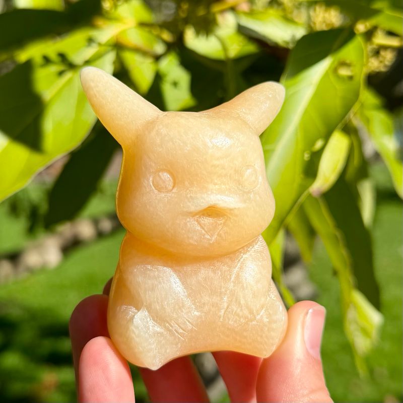 Orange Calcite Pikachu