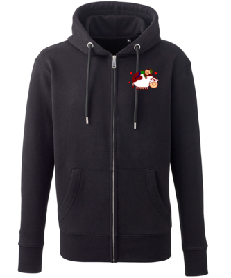 Mens Cow Cuddle Hooded Top
