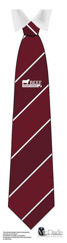 Beef Shorthorn Polyester Tie