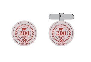 Beef Shorthorn Bicentenary Cufflinks