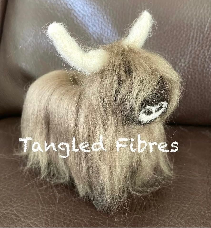 Highland Cow Needle Felting Workshop 4th July 2026 2pm