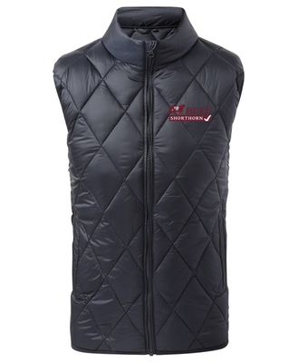 Diamond Pattern Padded Gilet