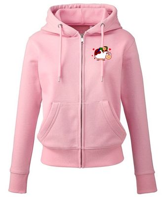 Ladies Cow Cuddle Hooded Top