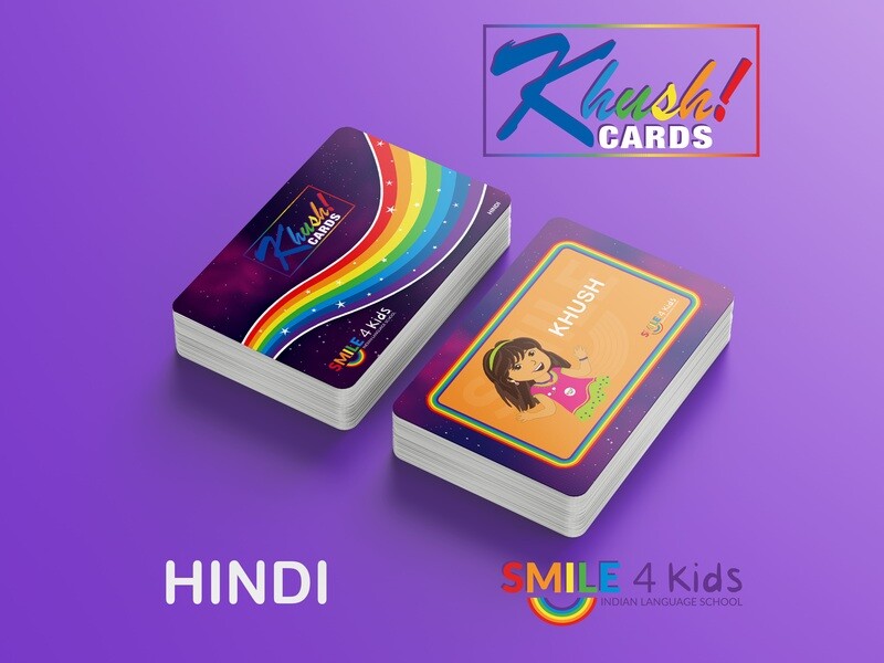 KHUSH! HINDI WORD  FLASHCARDS