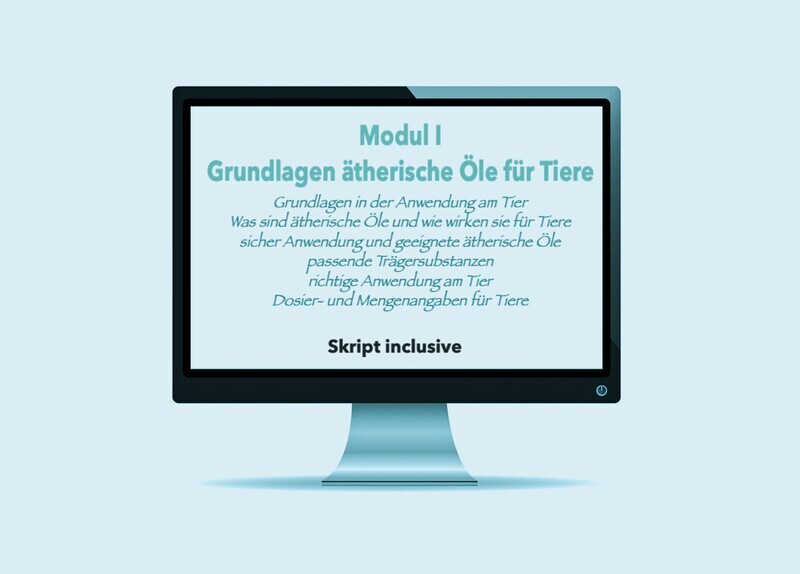 Webinar Modul I. Grundlagen Aromatherapie am Tier