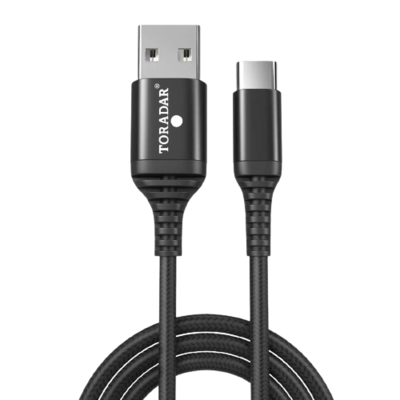 Braided USB A to Type C Cable