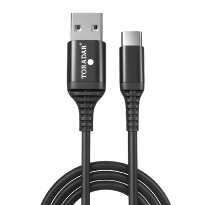 Braided USB A to Type C Cable