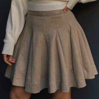 Chamois skirt
