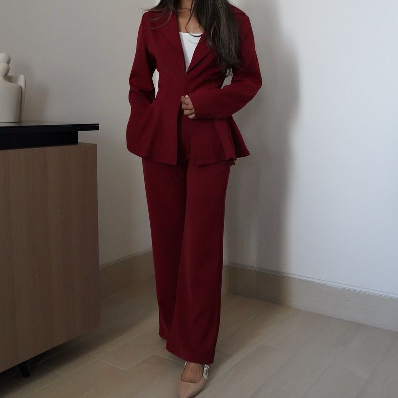 Peplum blazer