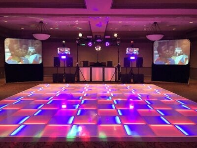 LED Lighted Dance Floor