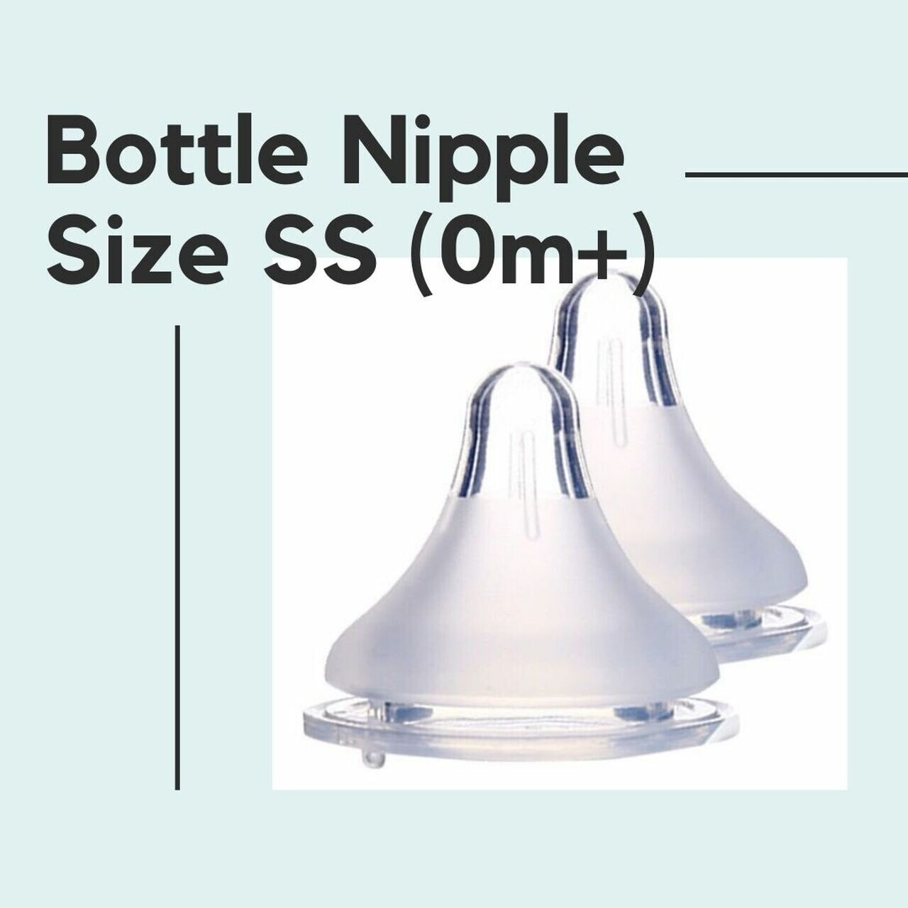 Bottle Nipple Teat (for Peristaltic Suckling)