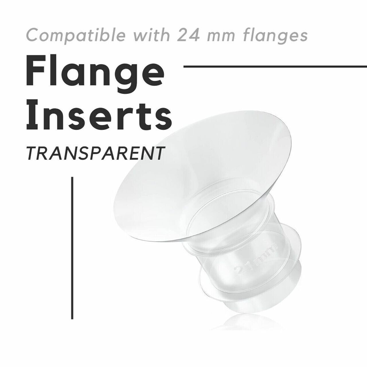 ​Silicone Flange Inserts - 19mm