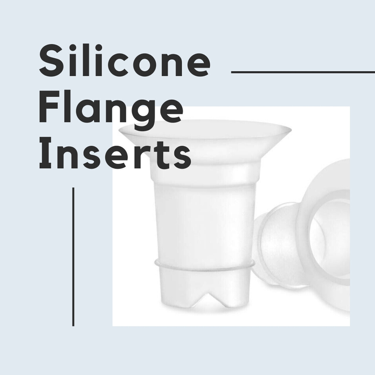 ​Silicone Flange Inserts - 17mm